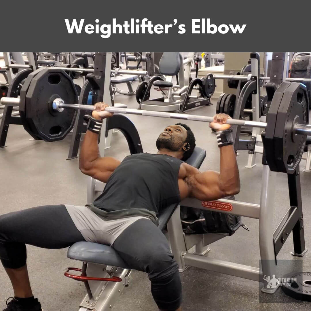 Why does my elbow hurt from weight training?